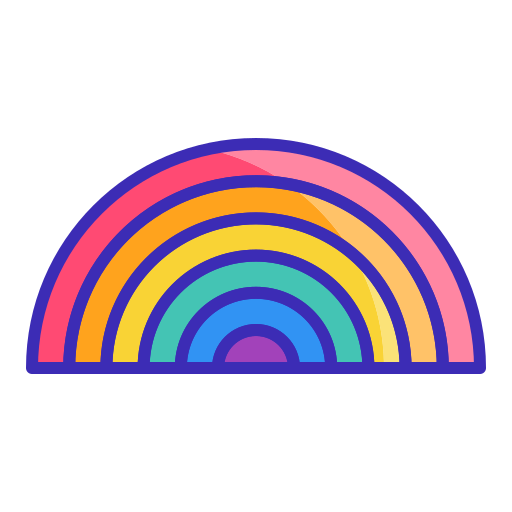 arcoíris Generic color lineal-color icono