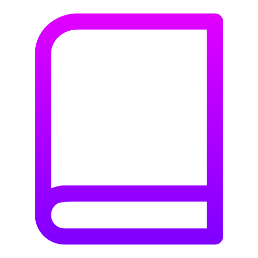 책 Generic gradient outline icon