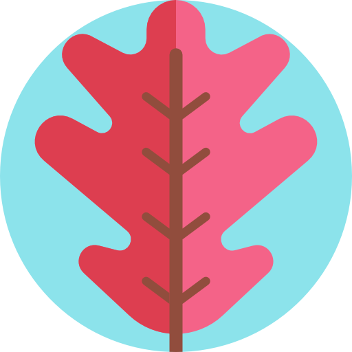 Leaf Detailed Flat Circular Flat icon