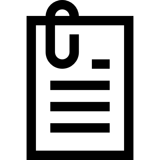 회계 Basic Straight Lineal icon