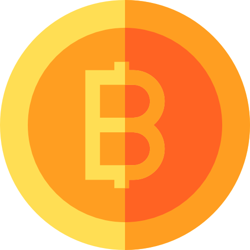 bitcoins Basic Straight Flat icon