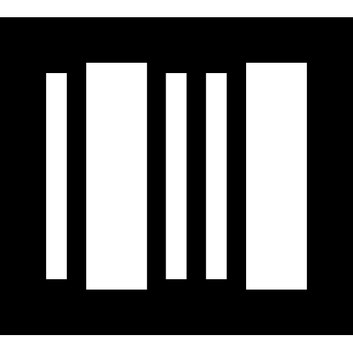 Штрих-код Basic Straight Filled иконка