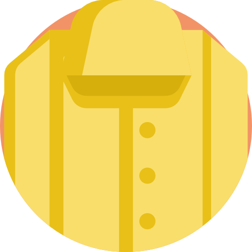 Raincoat Detailed Flat Circular Flat icon