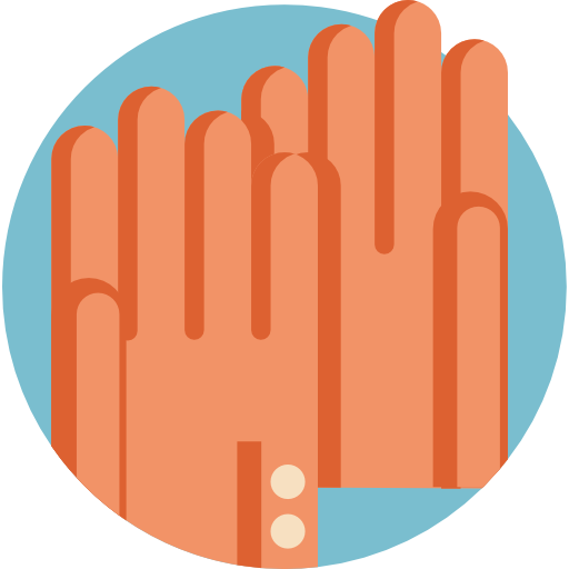 手袋 Detailed Flat Circular Flat icon