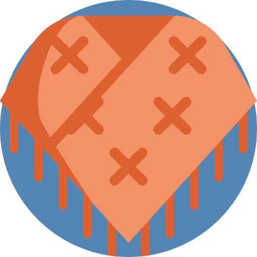 poncho Detailed Flat Circular Flat icon