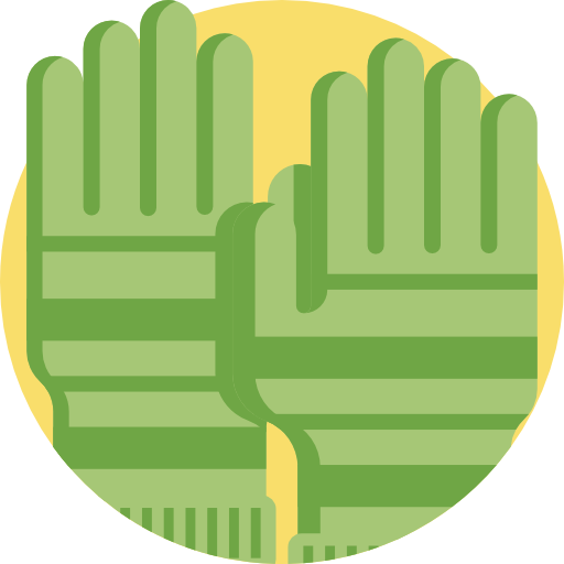 handschuhe Detailed Flat Circular Flat icon