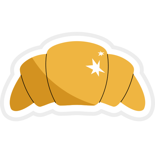 Croissant Generic color lineal-color icon