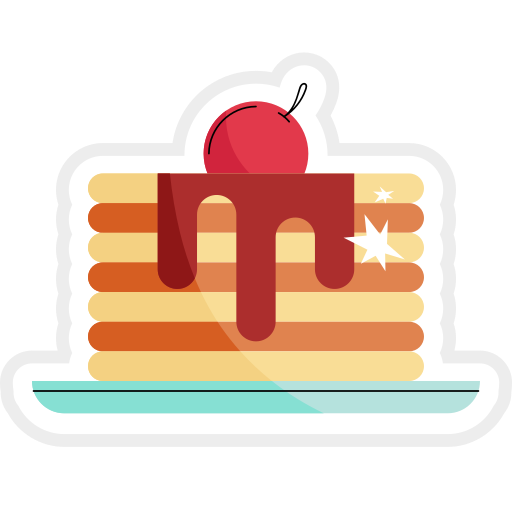 Pancake Generic color lineal-color icon