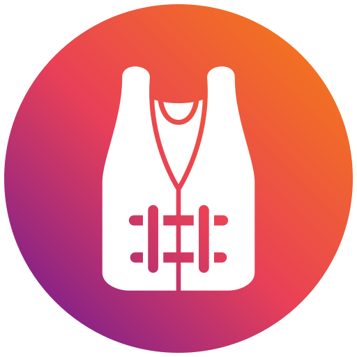 Life vest Generic gradient fill icon