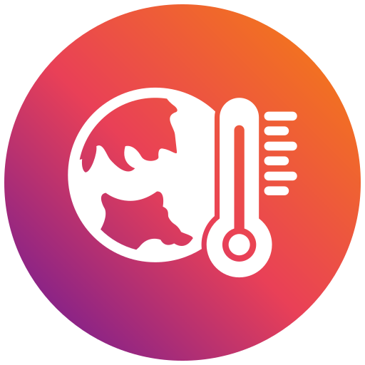 Global warming Generic gradient fill icon