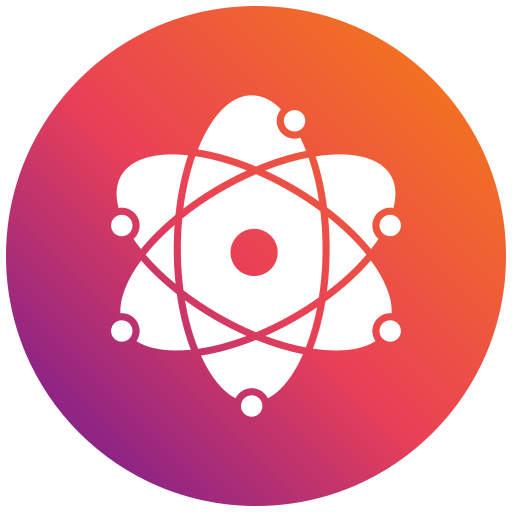 Atomic energy Generic gradient fill icon