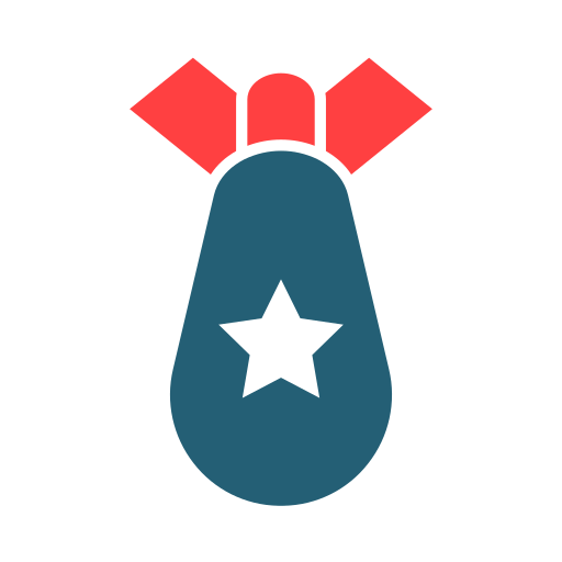 bomba atómica Generic color fill icono
