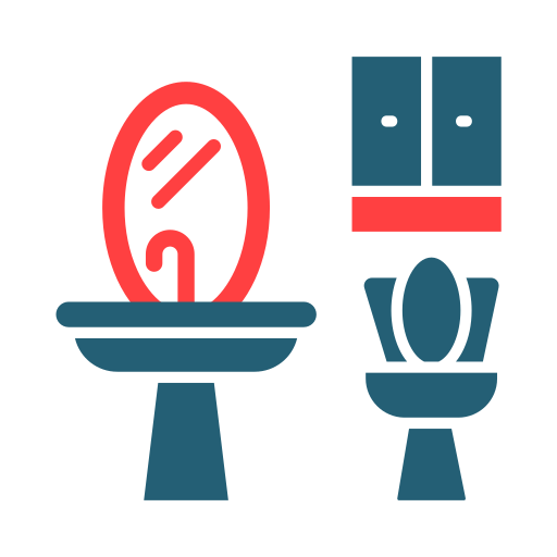 Ванная комната Generic color fill иконка