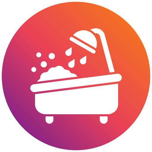 Bath tub Generic gradient fill icon