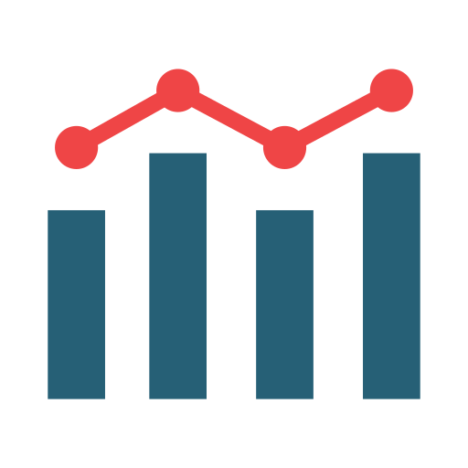 statistiques Generic color fill Icône