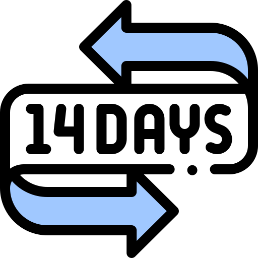 14 tage Detailed Rounded Lineal color icon