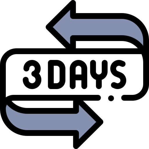 3 days Detailed Rounded Lineal color icon