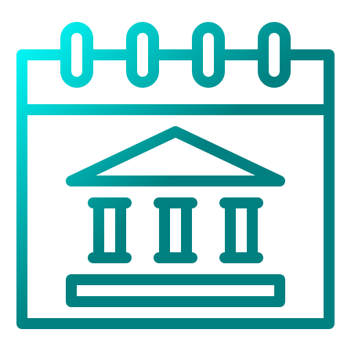 bank Generic gradient outline ikona