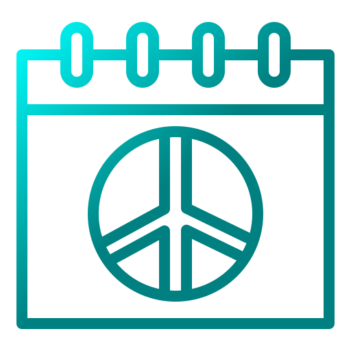 Peace Generic gradient outline icon