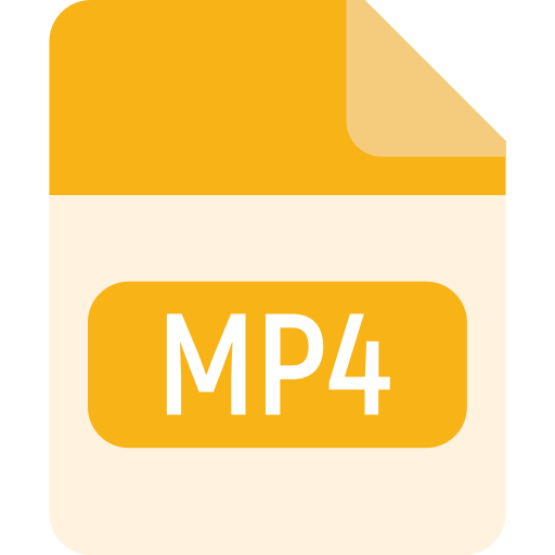 Mp4 Generic color fill icon