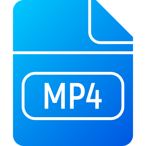 mp4 Generic gradient fill иконка