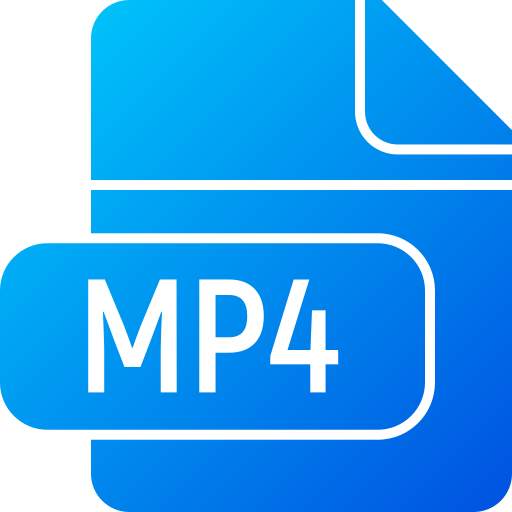 mp4 Generic gradient fill Icône