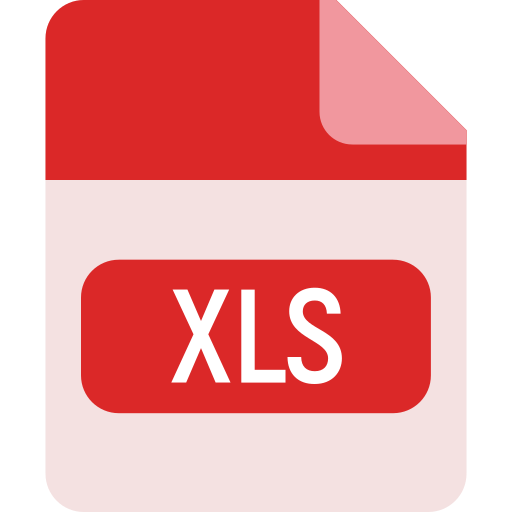 Xls Generic color fill icon