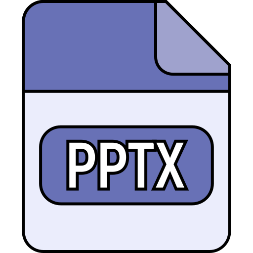 pptx Generic color lineal-color Icône