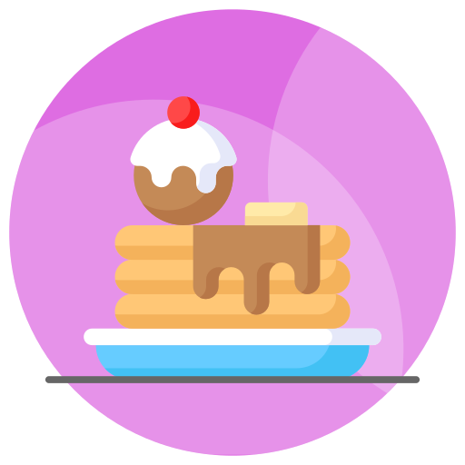 パンケーキ Generic color fill icon