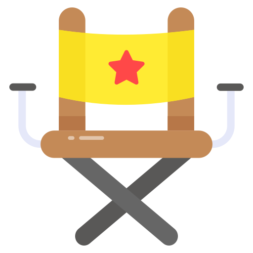 directeur stoel Generic color fill icoon
