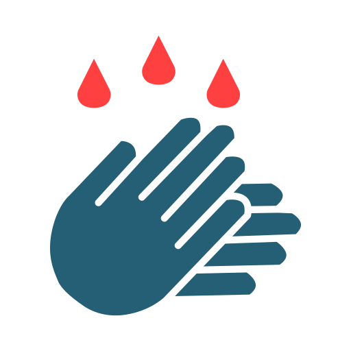 Hand washing Generic color fill icon