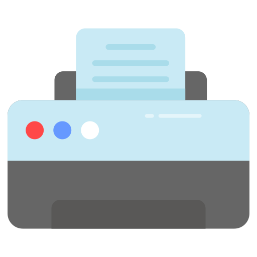 stampante Generic color fill icona