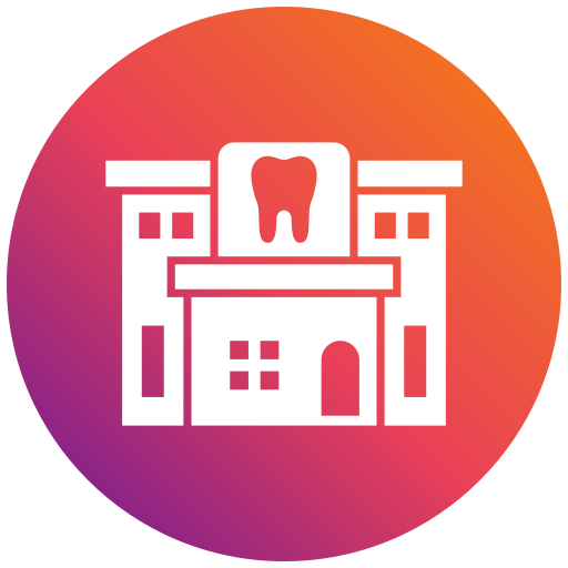 klinika dentystyczna Generic gradient fill ikona