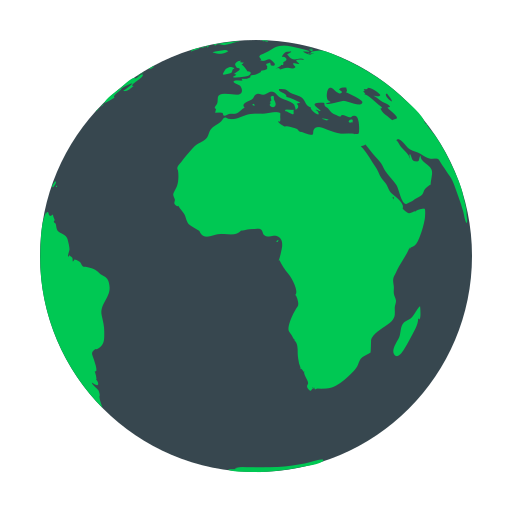 Земля Африка Generic color fill иконка