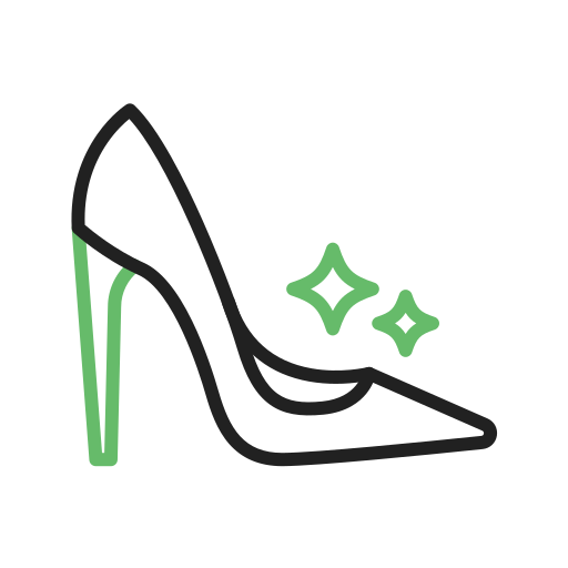 Туфли на шпильке Generic color outline иконка