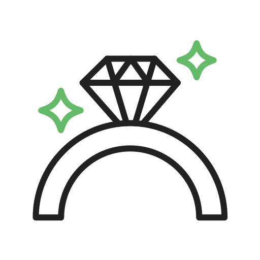 diamant-ring Generic color outline icon