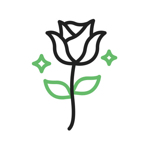 Роза Generic color outline иконка