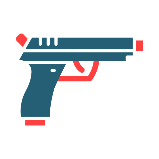 pistola Generic color fill icona