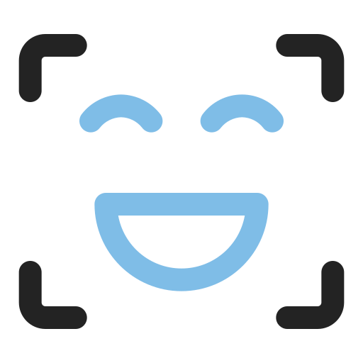 Face id Generic color outline icon