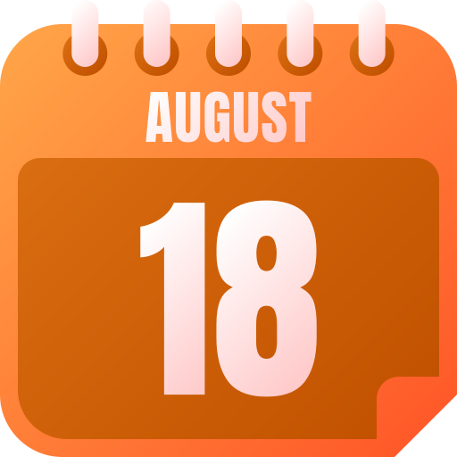 18. august Generic gradient fill icon