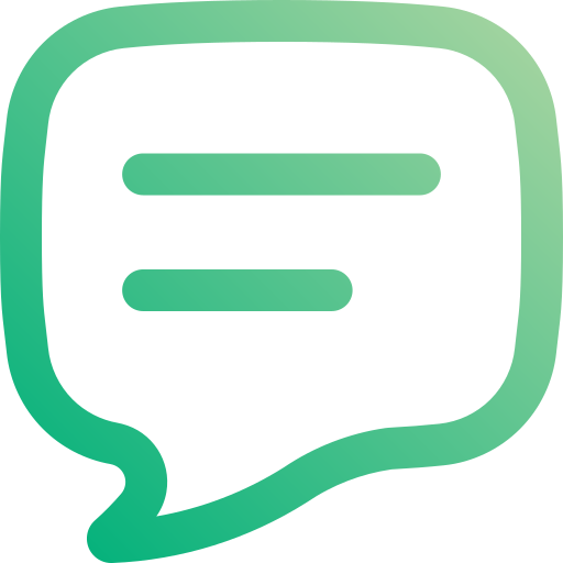 Chat Generic gradient outline icon