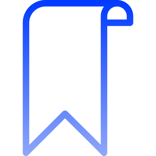 Bookmark Generic gradient outline icon