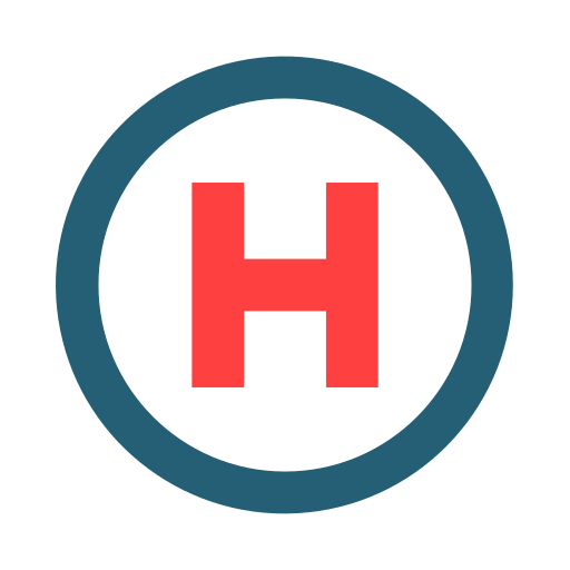 ヘリポート Generic color fill icon