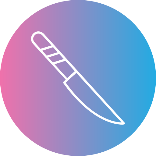 cuchillo Generic gradient fill icono