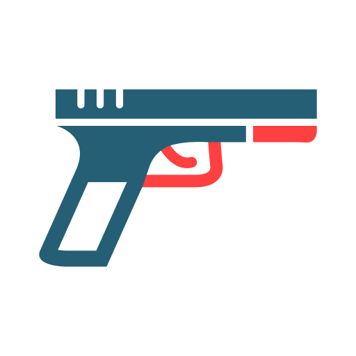 Пистолет Generic color fill иконка