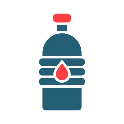 Water flask Generic color fill icon