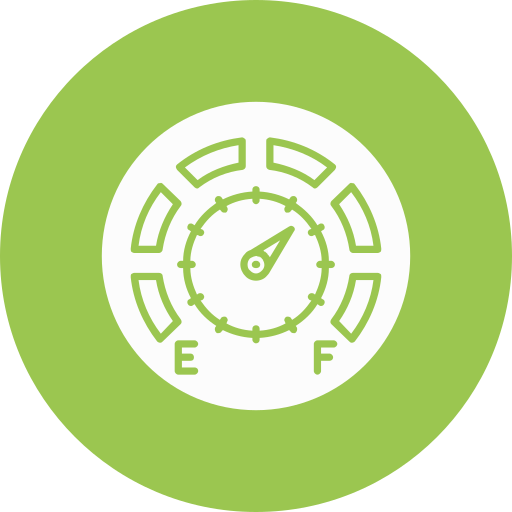 indicador de combustible Generic color fill icono