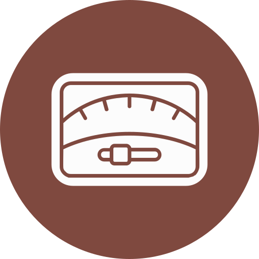 misurare la temperatura Generic color fill icona