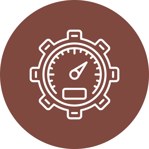 Pressure gauge Generic color fill icon