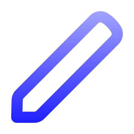 鉛筆 Generic gradient outline icon